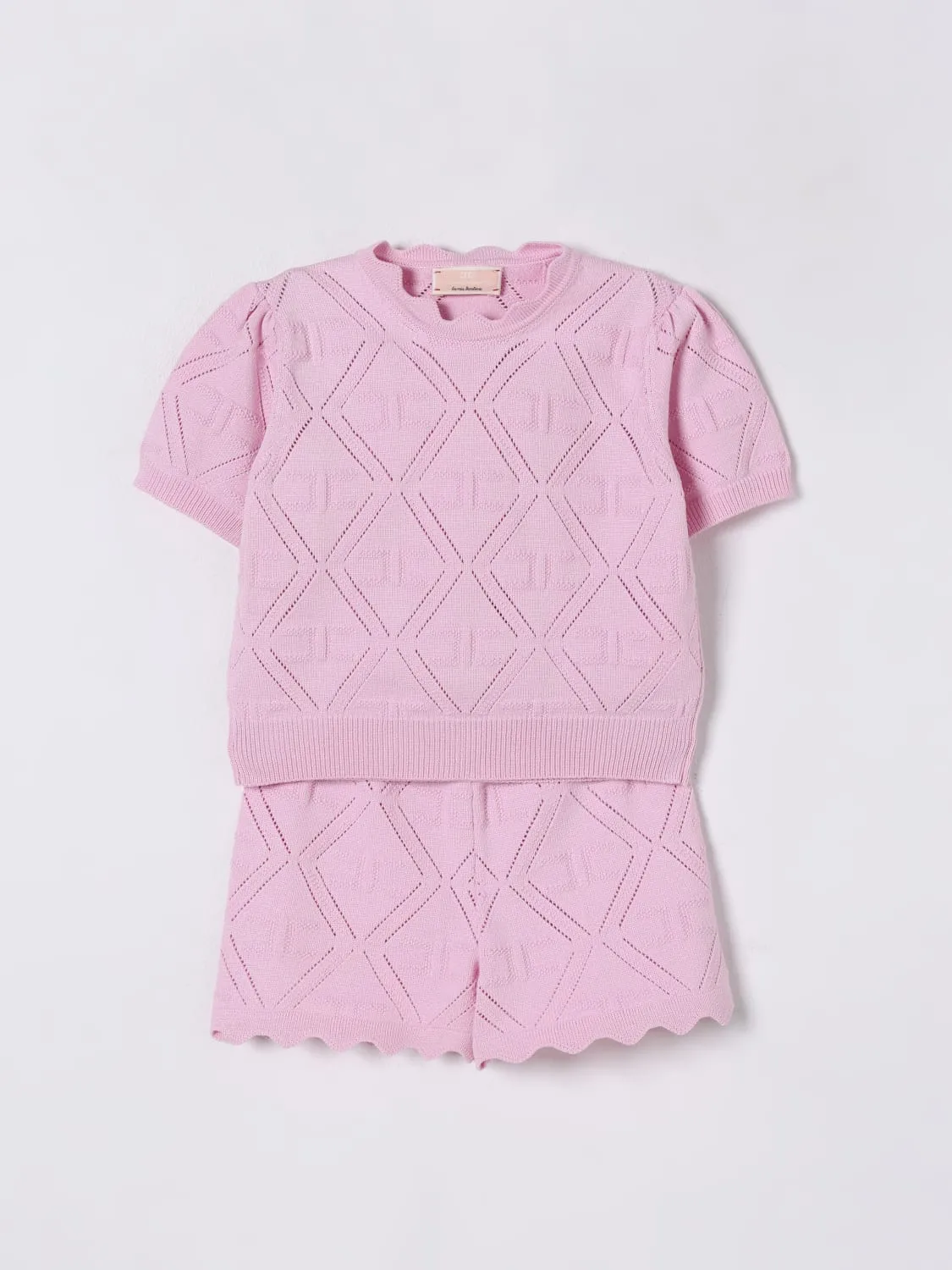 Coordinato in maglia di viscosa Elisabetta Franchi La Mia Bambina