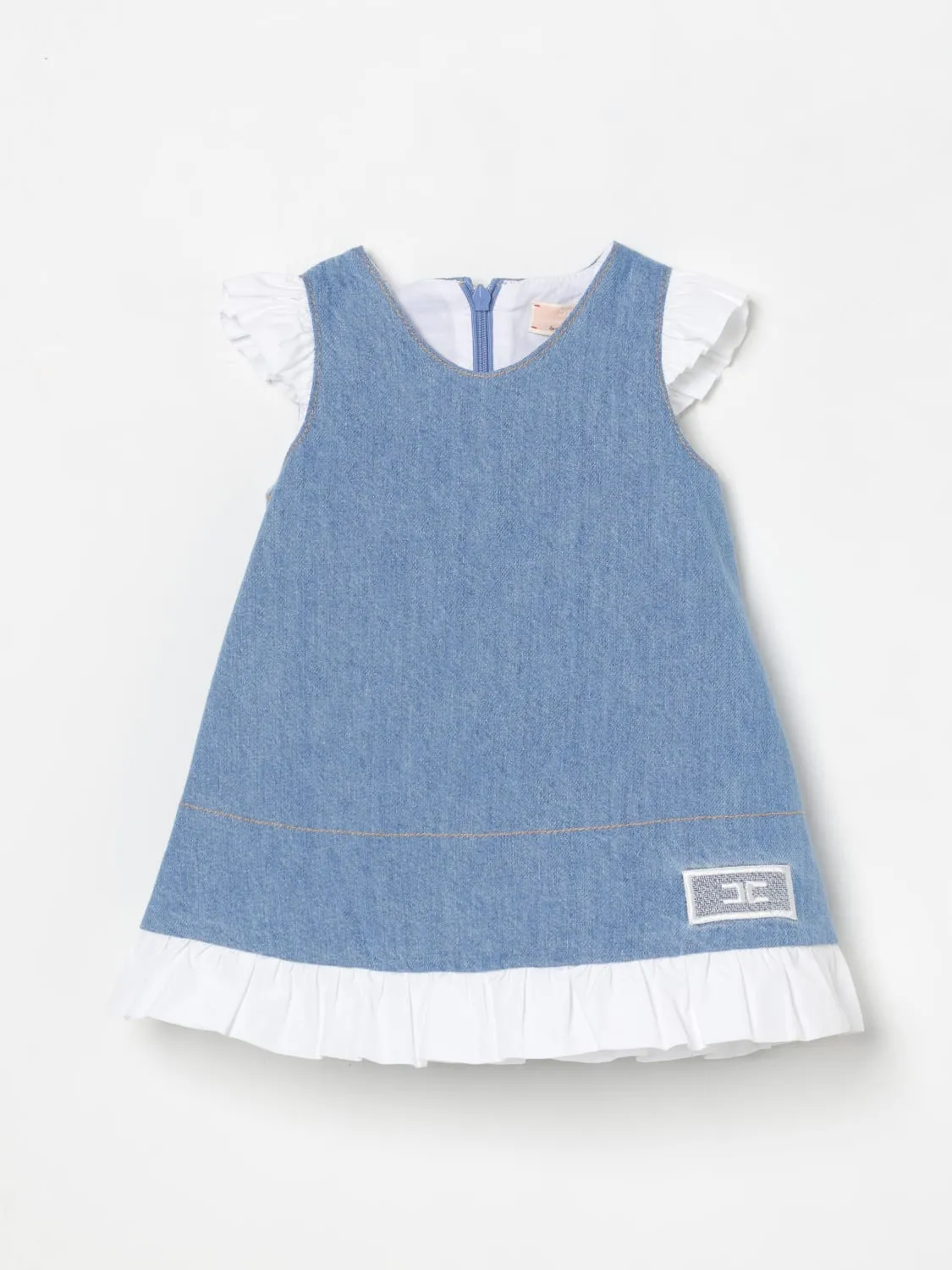 Abito in denim Elisabetta Franchi La Mia Bambina