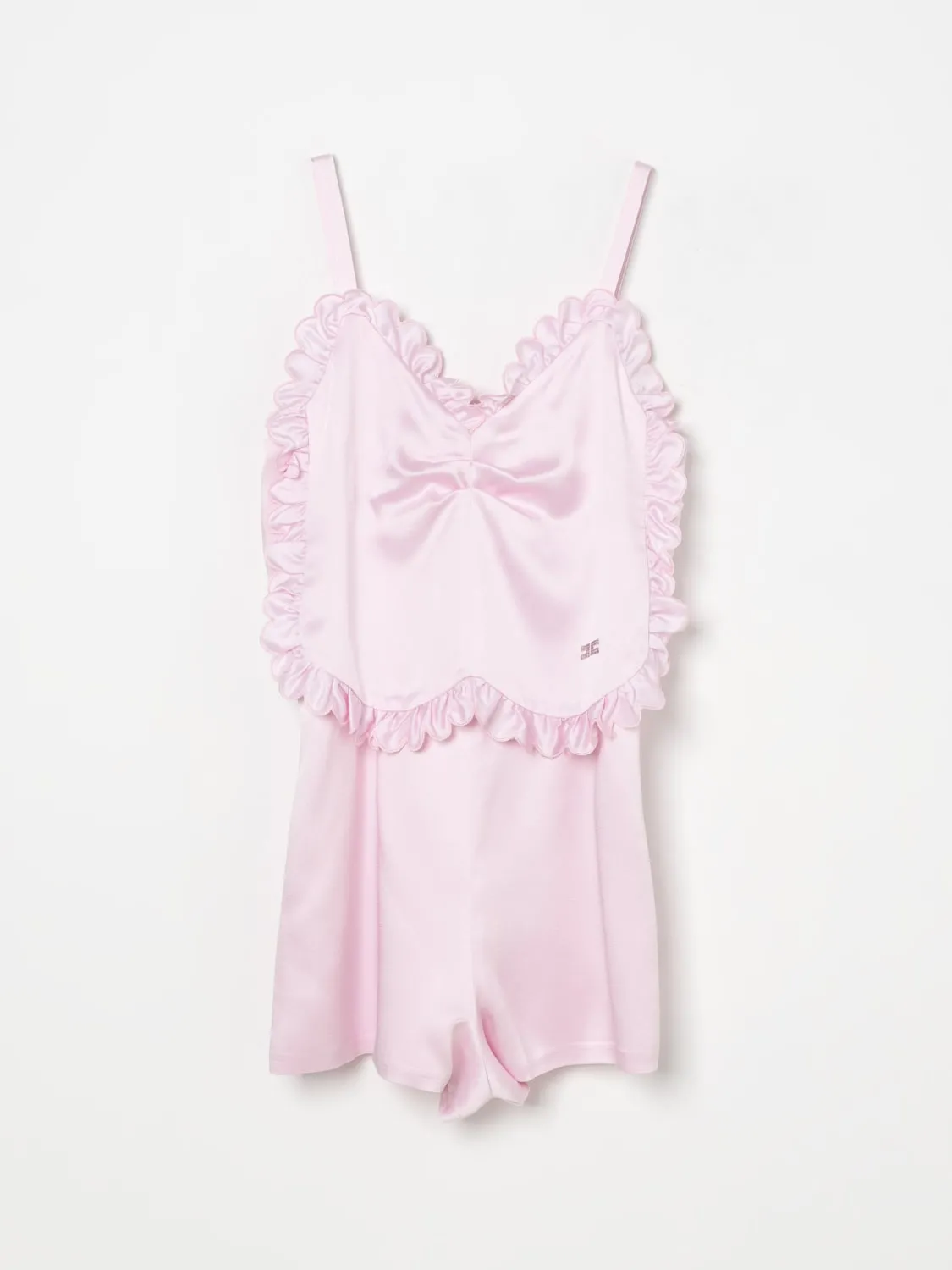 Tuta in raso Elisabetta Franchi La Mia Bambina