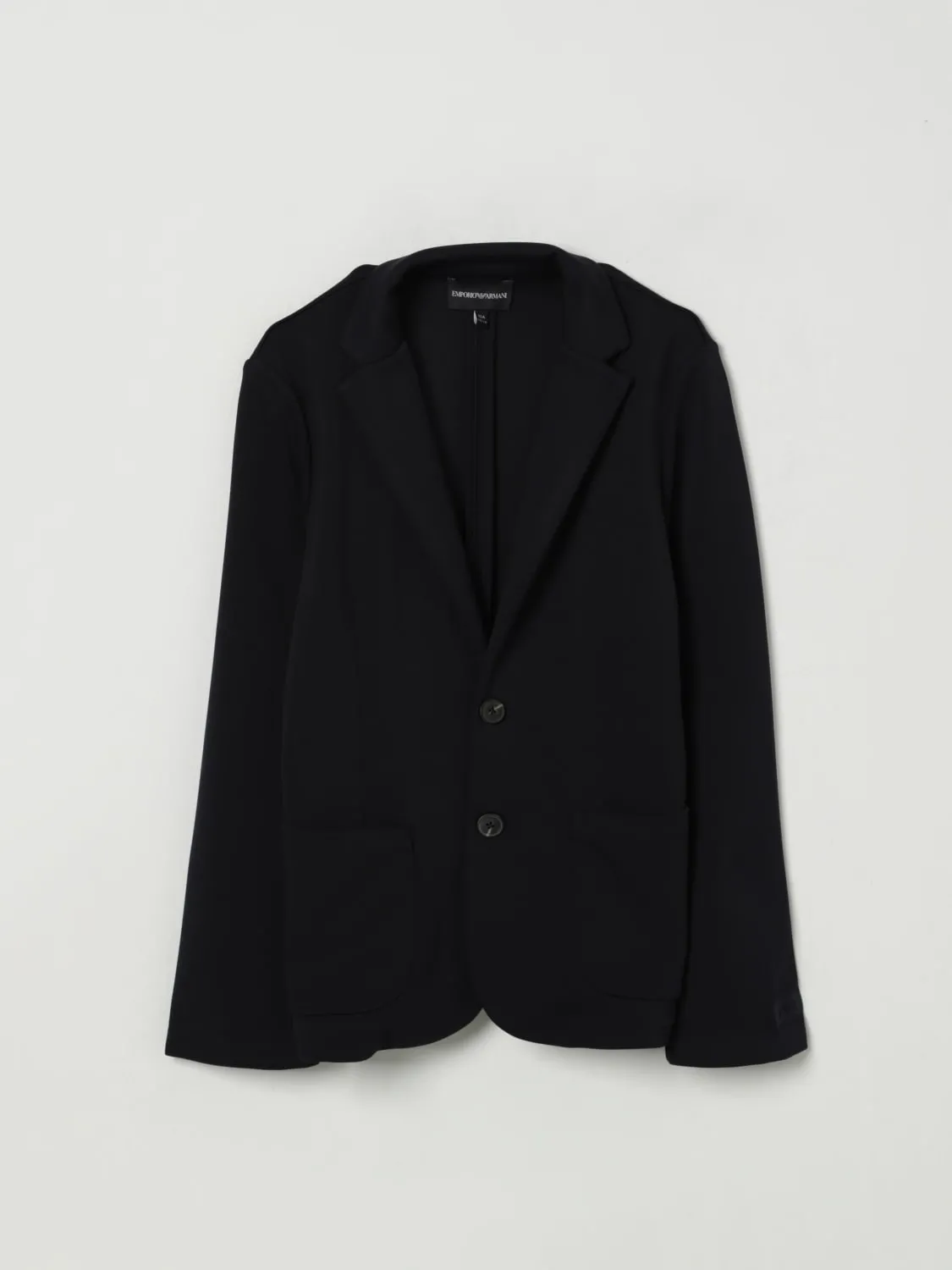 Blazer in cotone a monopetto Emporio Armani