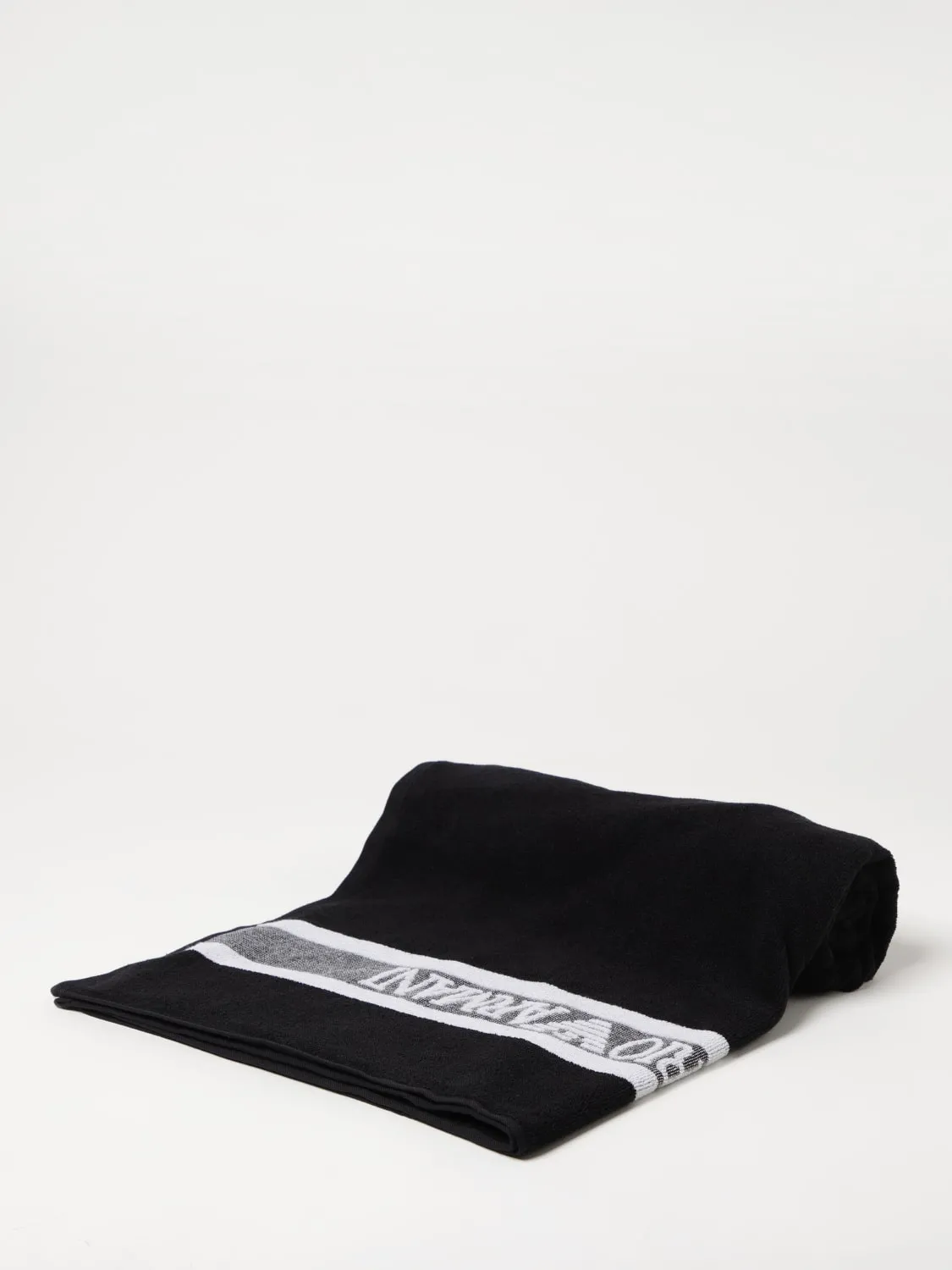 Telo da bagno Emporio Armani Swimwear con maxi logo