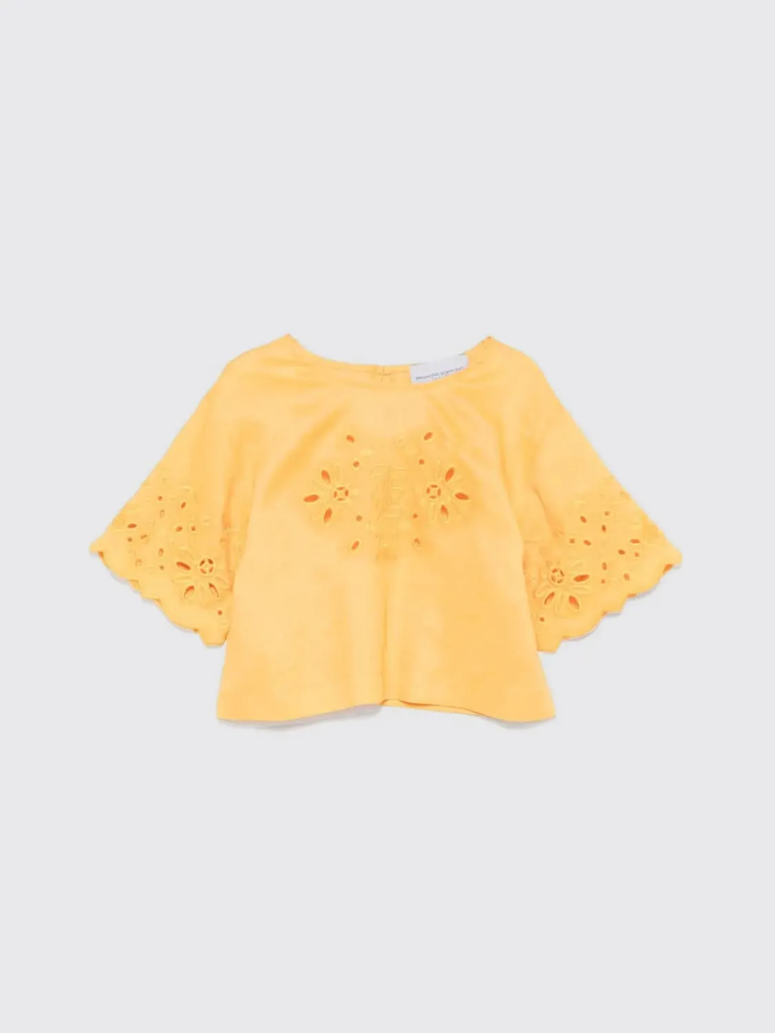 T-shirt crop Sangallo Ermanno Scervino