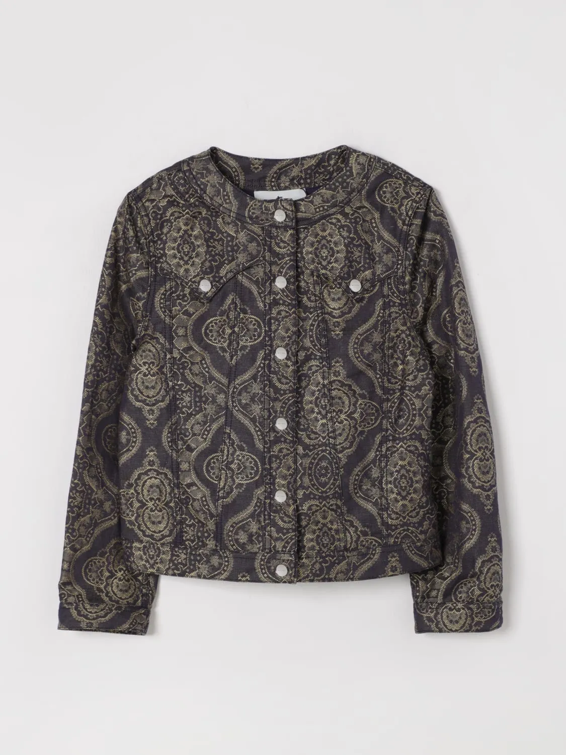Giacca a girocollo Etro in cotone e lino