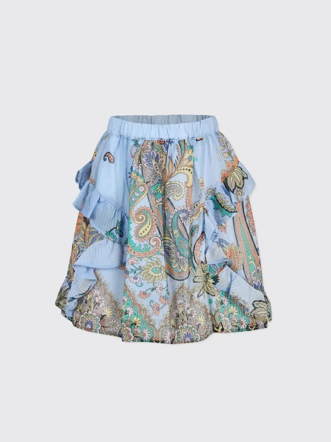 Gonna in seta e cotone paisley Etro