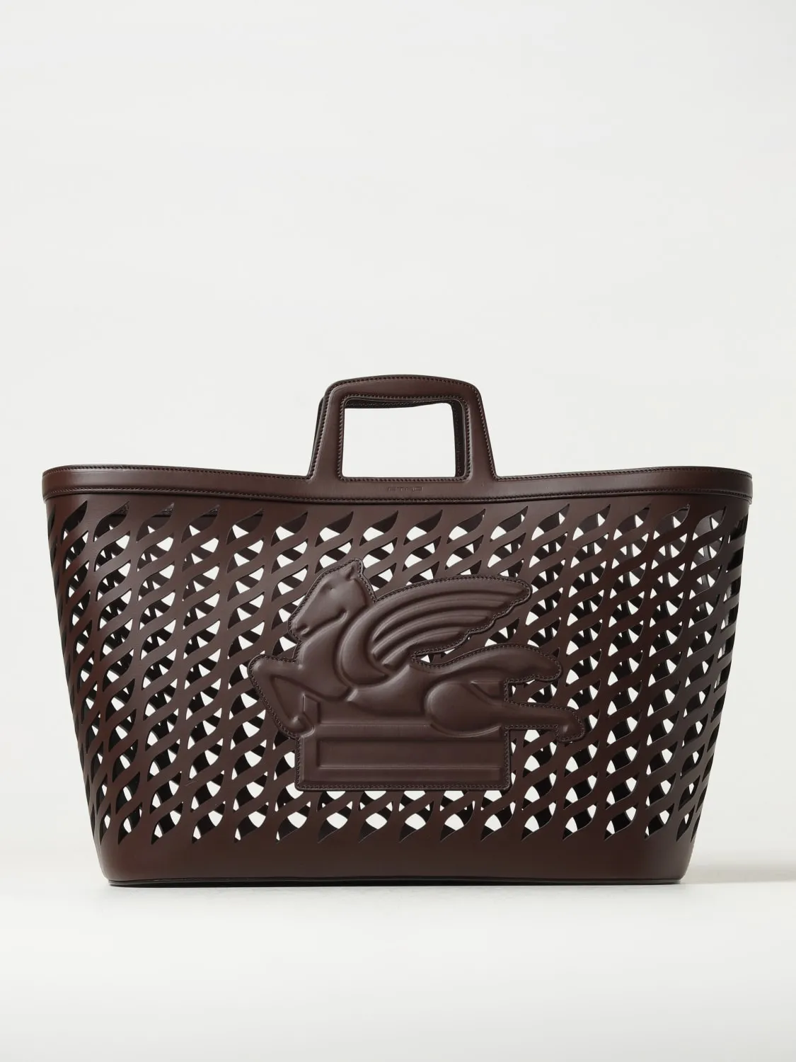 Porta Plaid Etro Home in pelle rigenerata