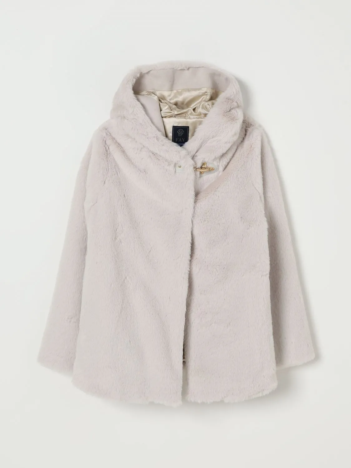 Cappotto Fay Junior in pelliccia sintetica
