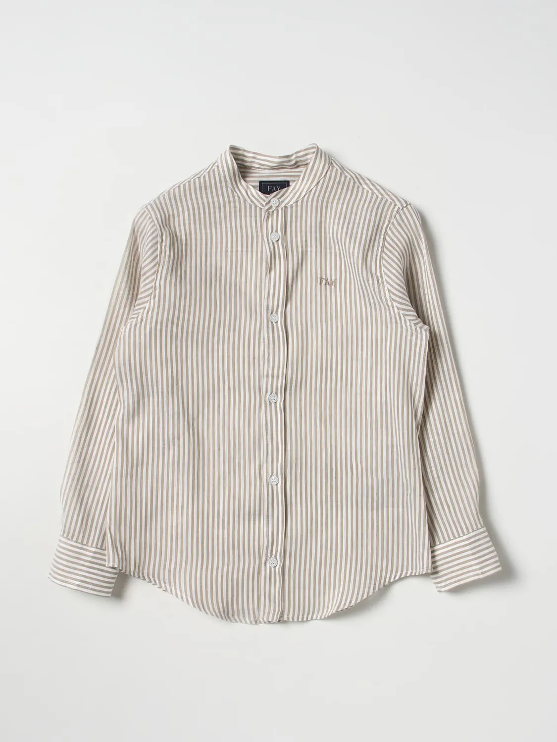 Camicia Fay Junior in misto lino