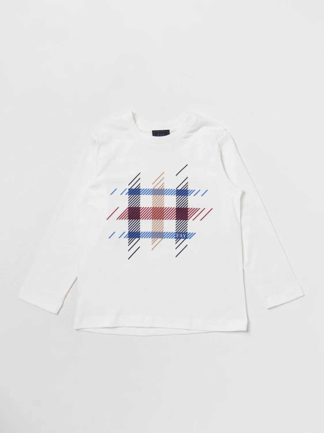 T-shirt Fay Junior con stampa grafica