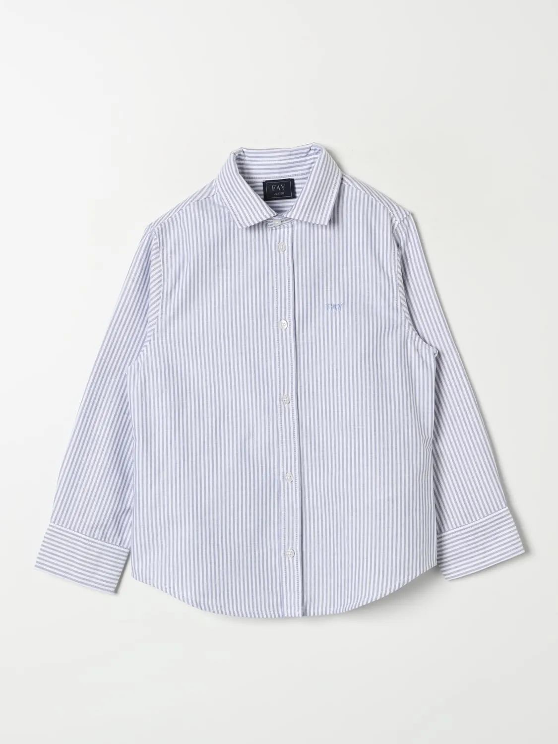 Camicia Fay Junior in cotone a righe