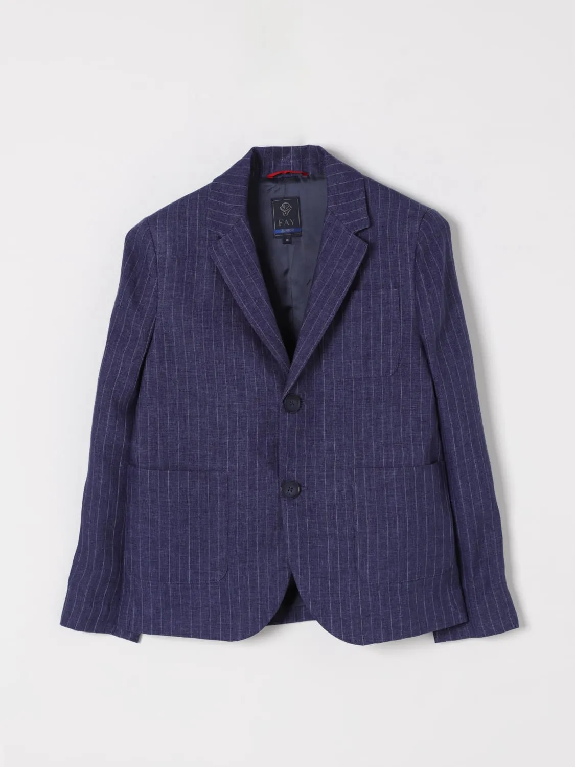 Blazer a monopetto in lino Fay Junior