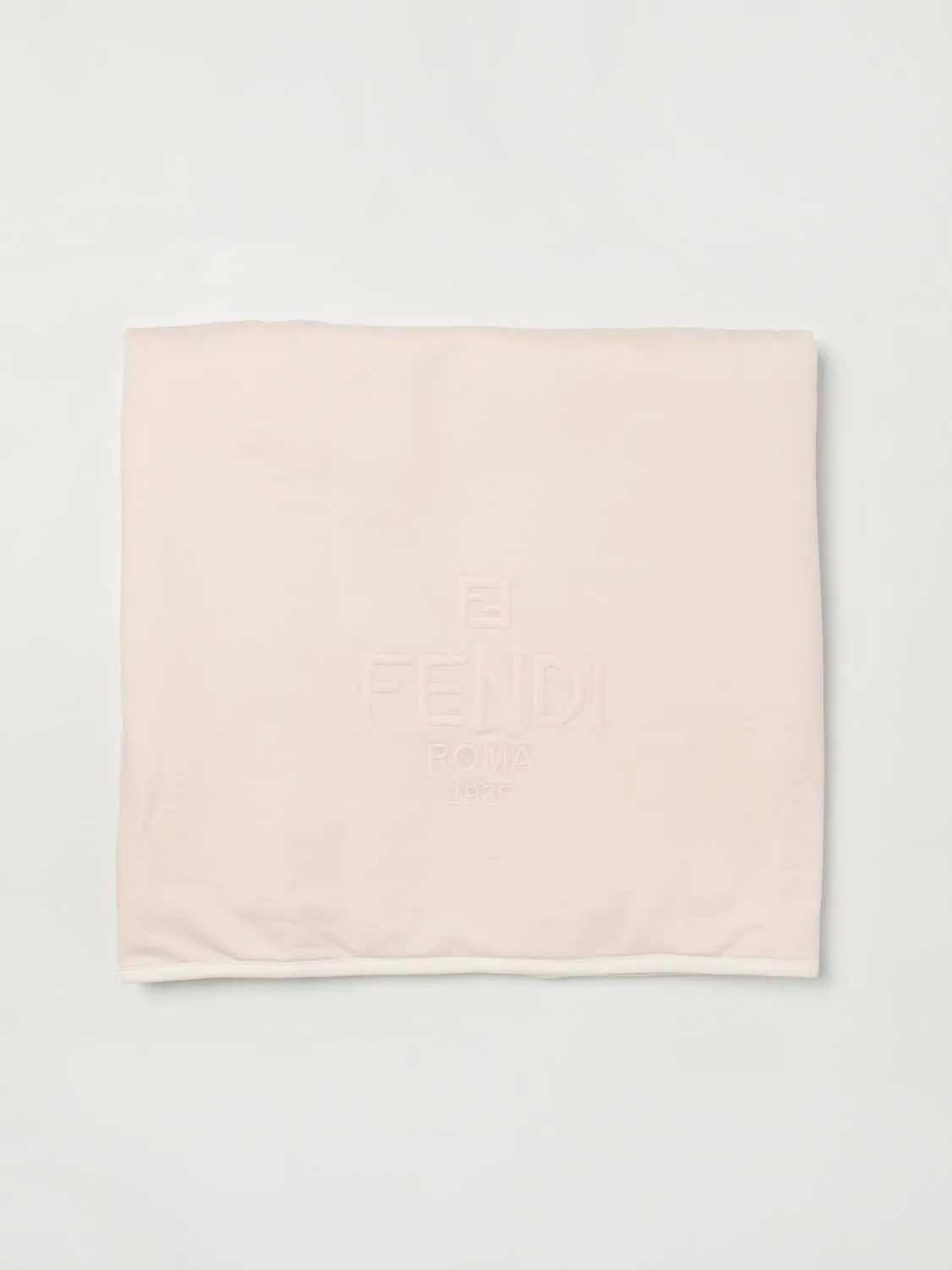 Copertina in cotone con logo Fendi