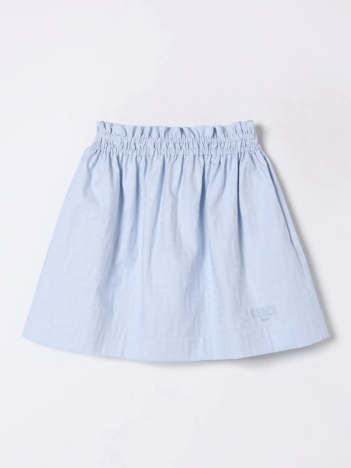 Gonna in cotone FF Fendi