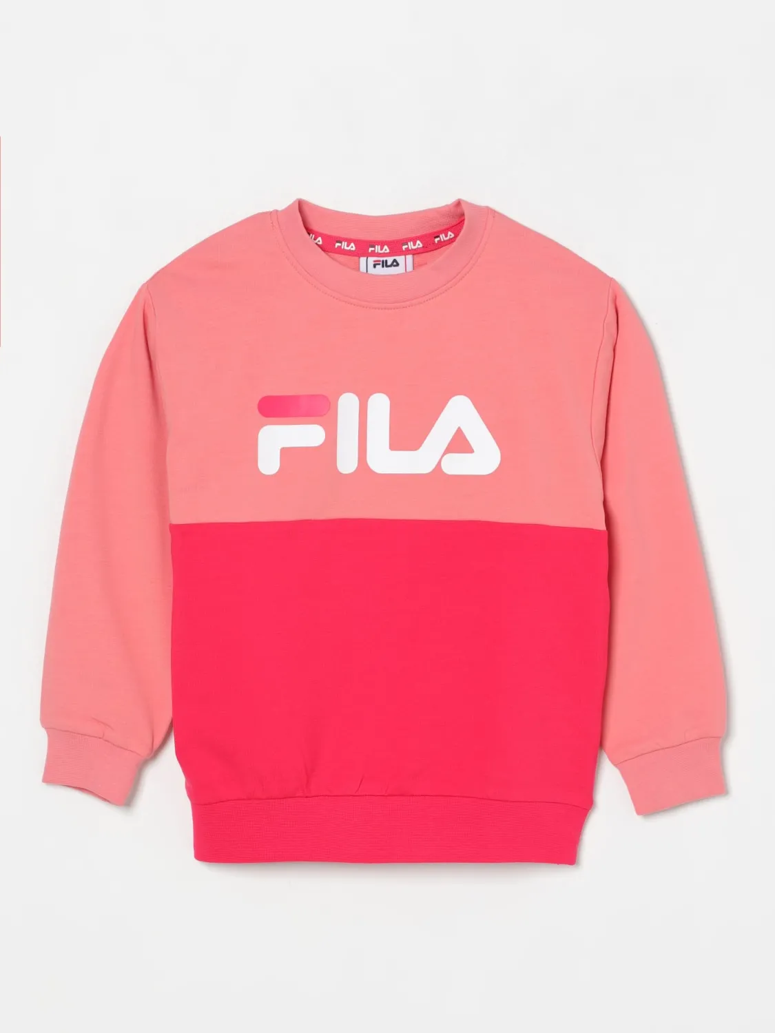 Felpa a girocollo con logo Fila