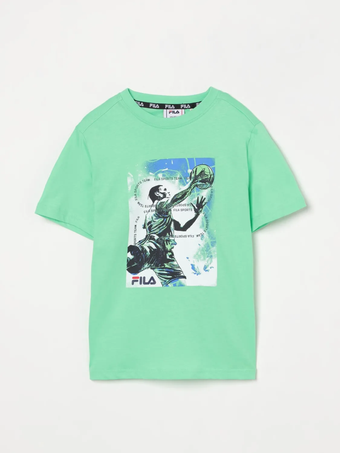 T-shirt in cotone stampata Fila