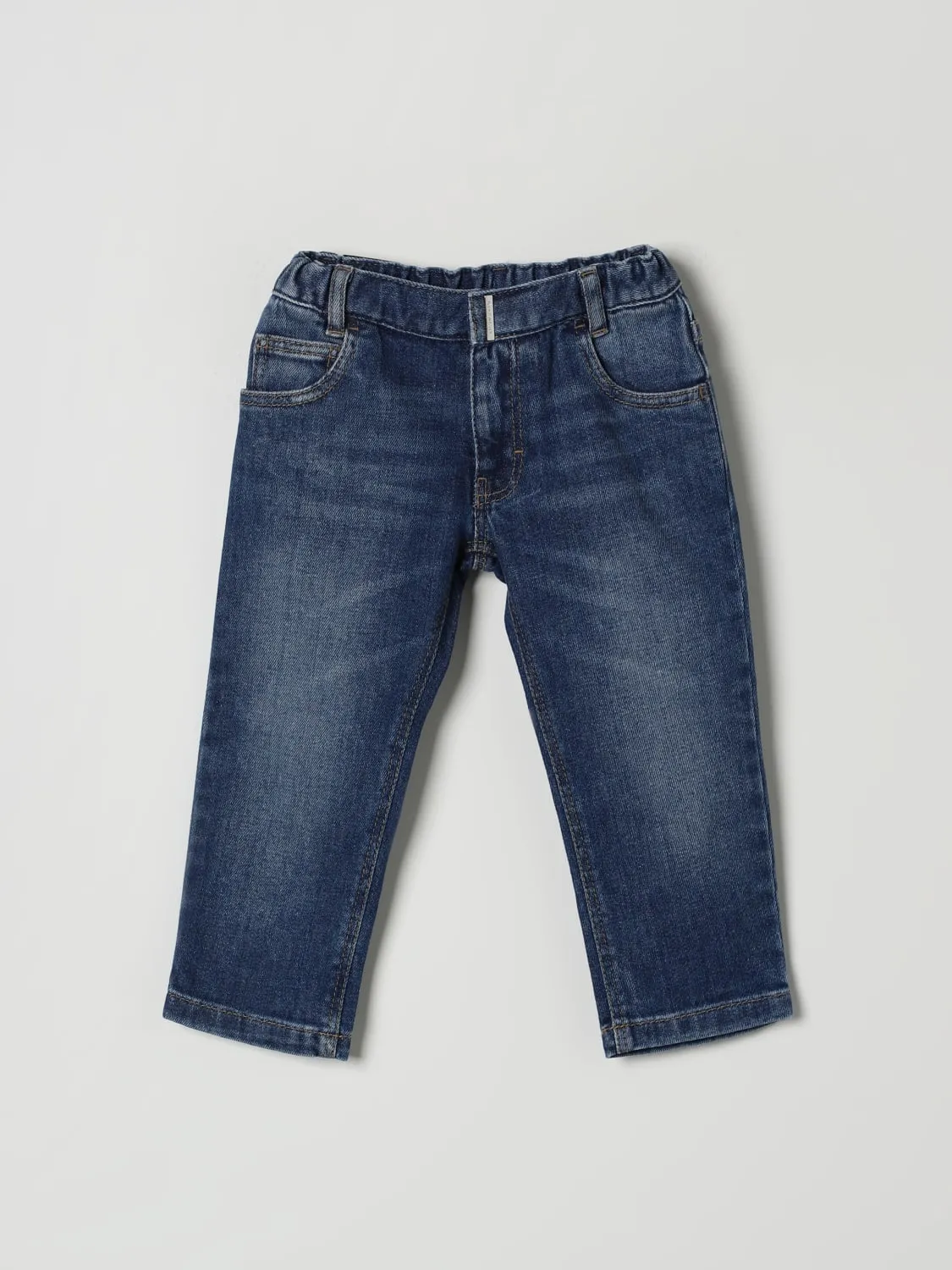 Jeans Givenchy in denim di cotone con stampa 4G