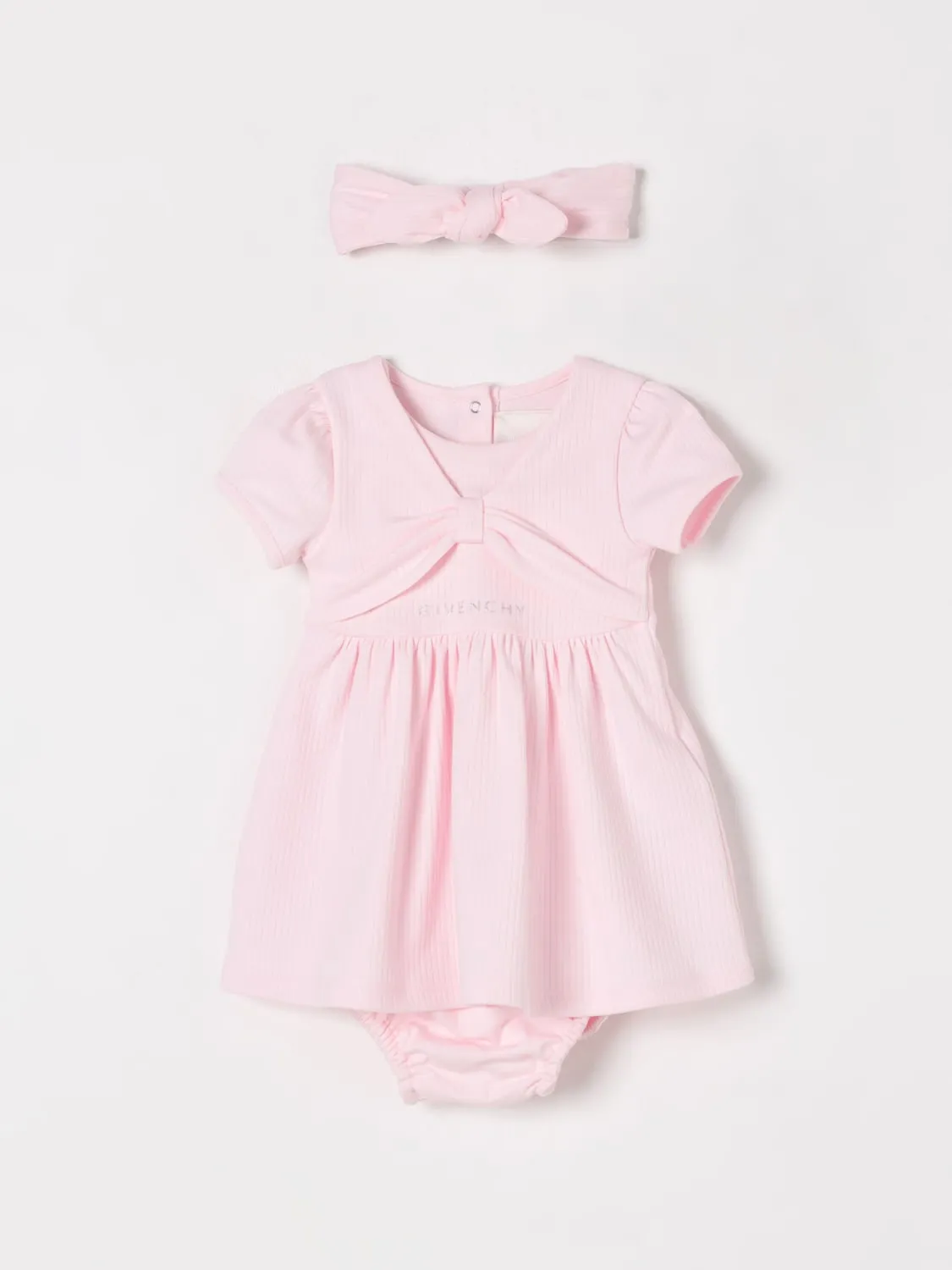 Coordinato in cotone a coste con logo Givenchy