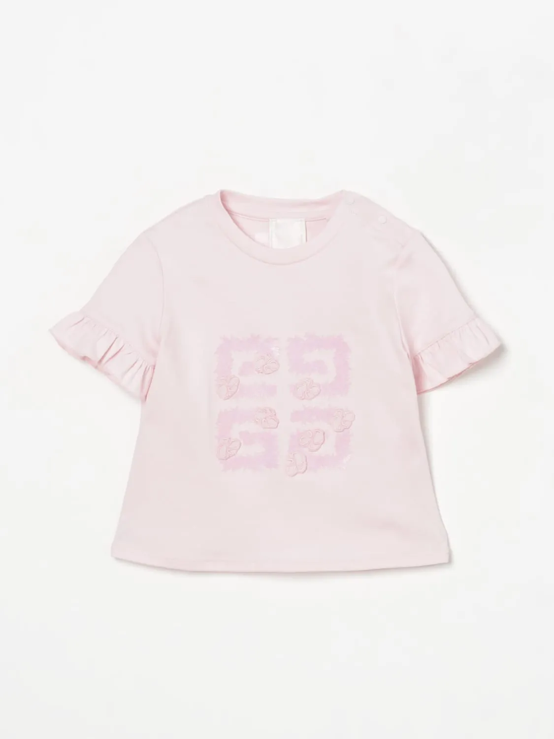 T-shirt in cotone con logo 4G Givenchy