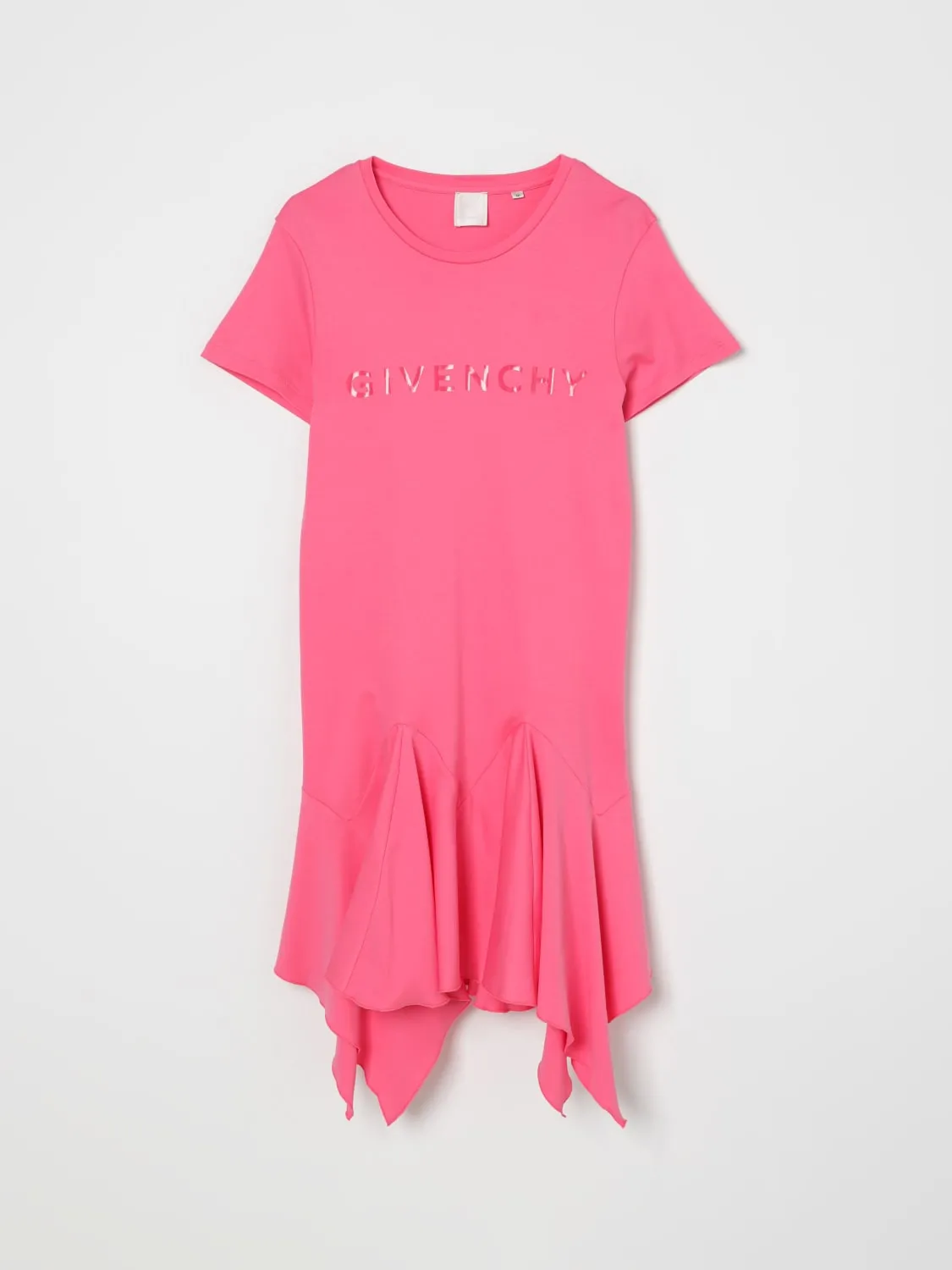 Abito Givenchy in cotone con logo tono su tono