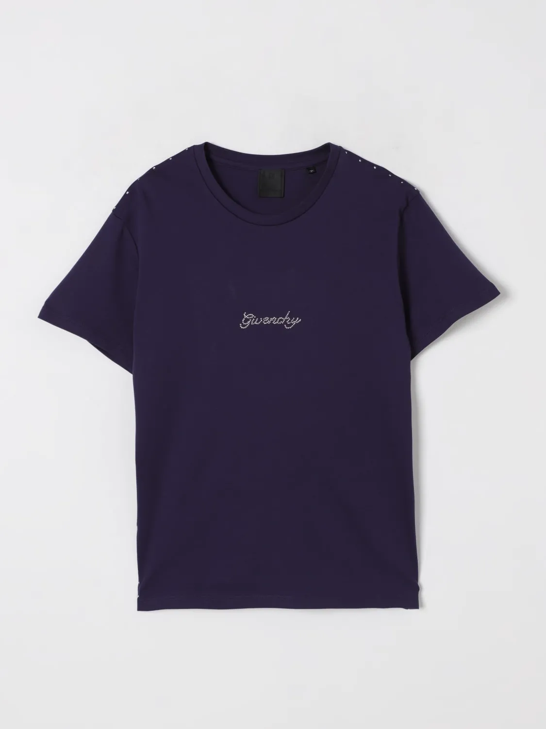 T-shirt basic in cotone con mini logo Givenchy