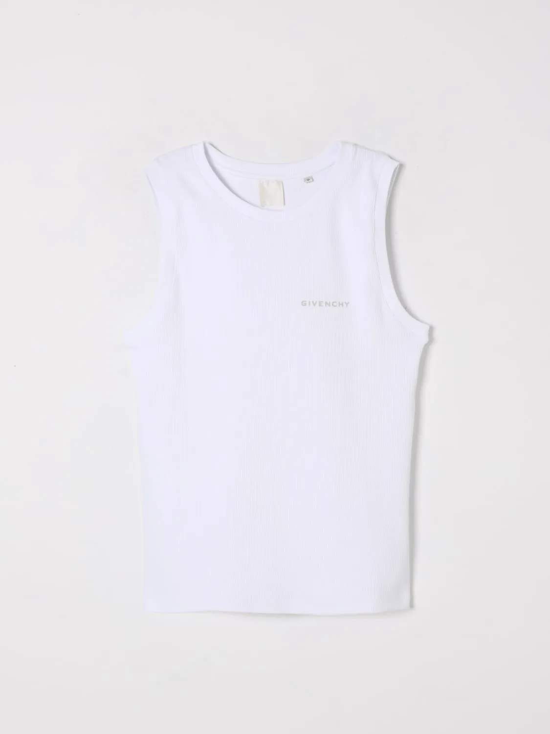 Canotta in cotone con mini logo Givenchy