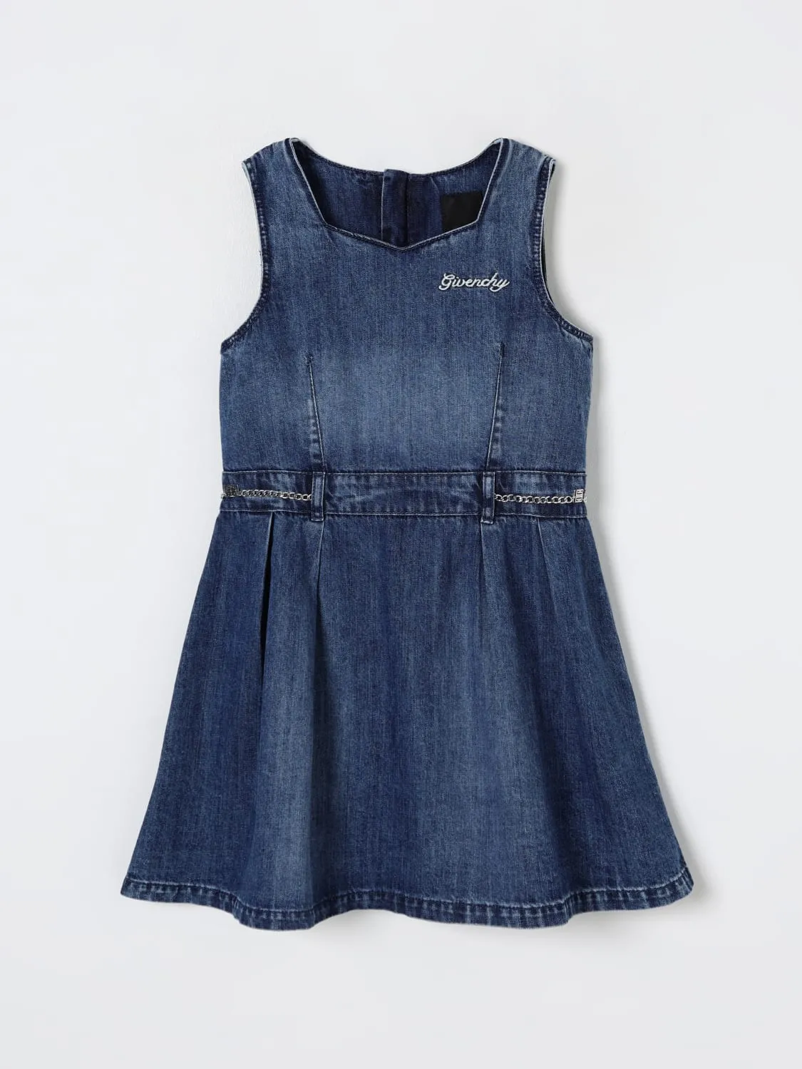 Abito di jeans con logo Givenchy