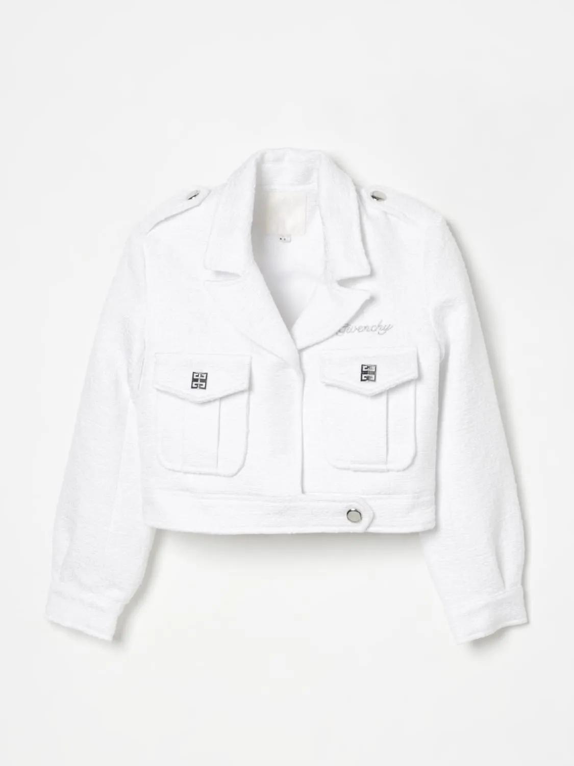 Giacca 4G Givenchy in tweed di misto cotone