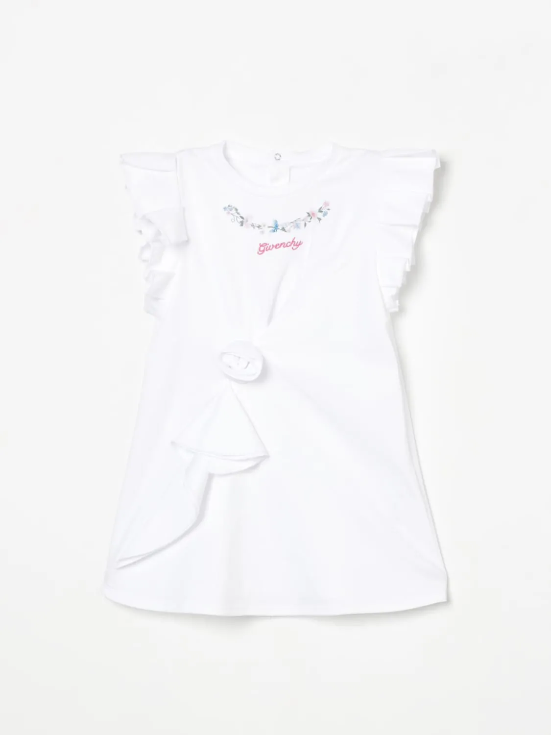 Abito in cotone con logo Givenchy