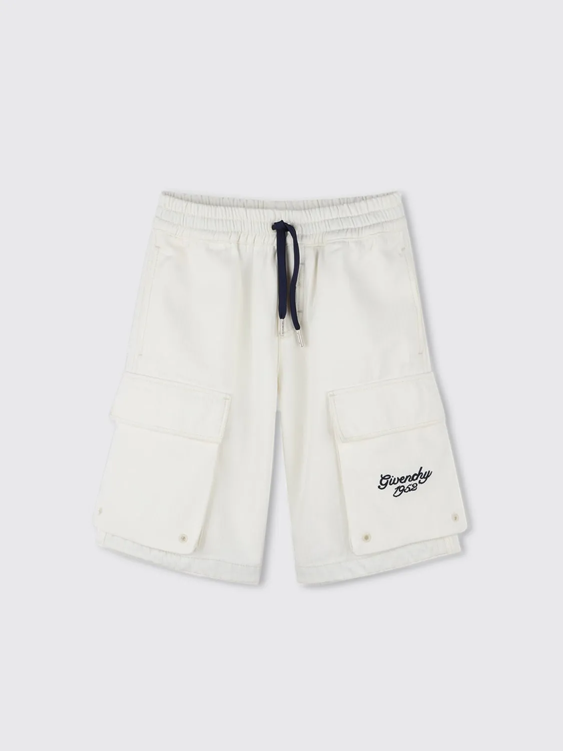 Bermuda jogging in cotone con logo Givenchy