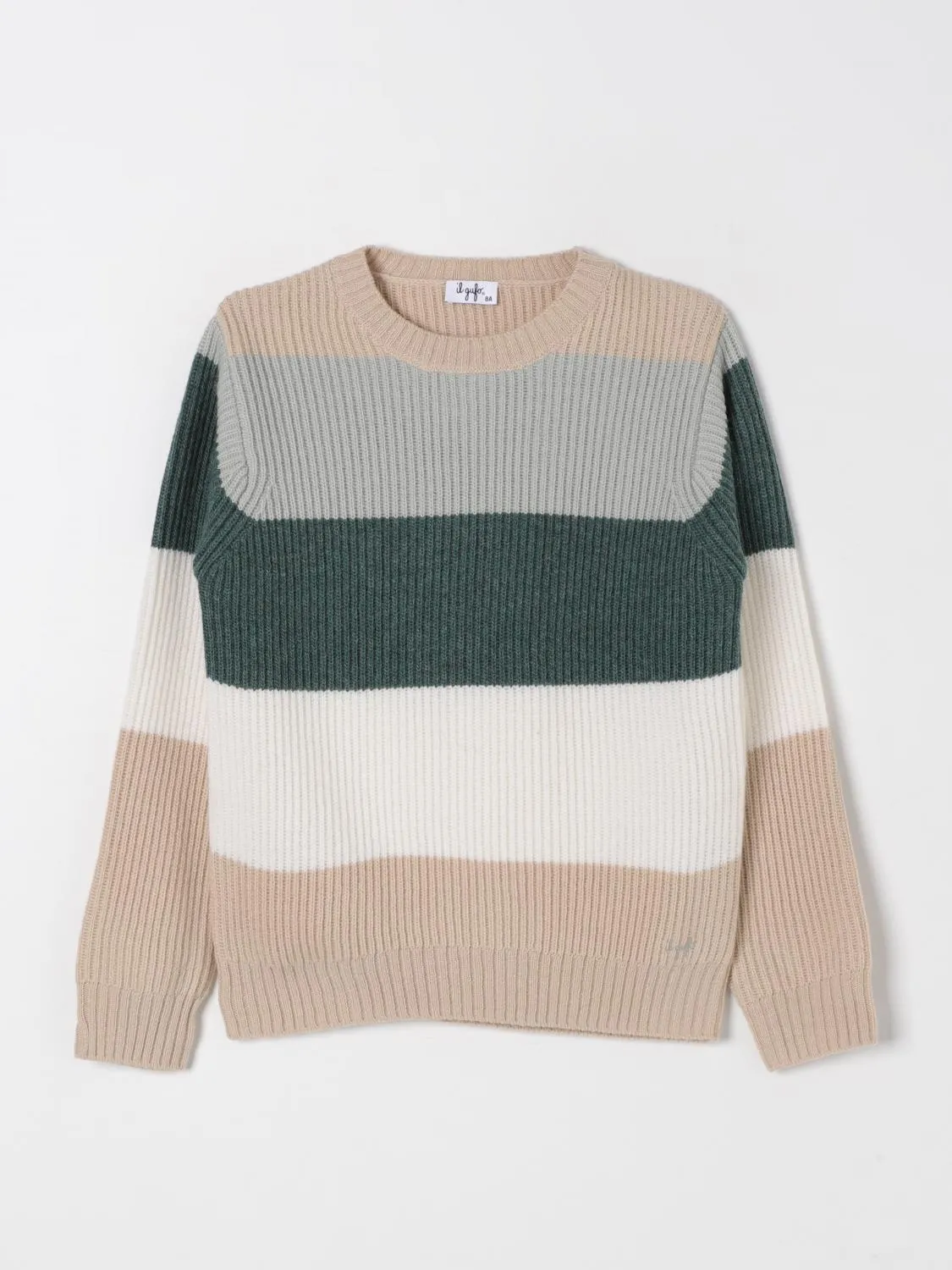 Maglia a girocollo Il Gufo a righe