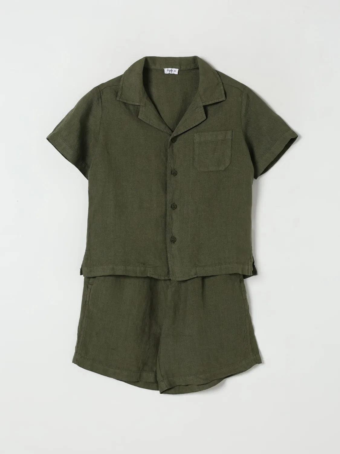 Coordinato in lino Il Gufo