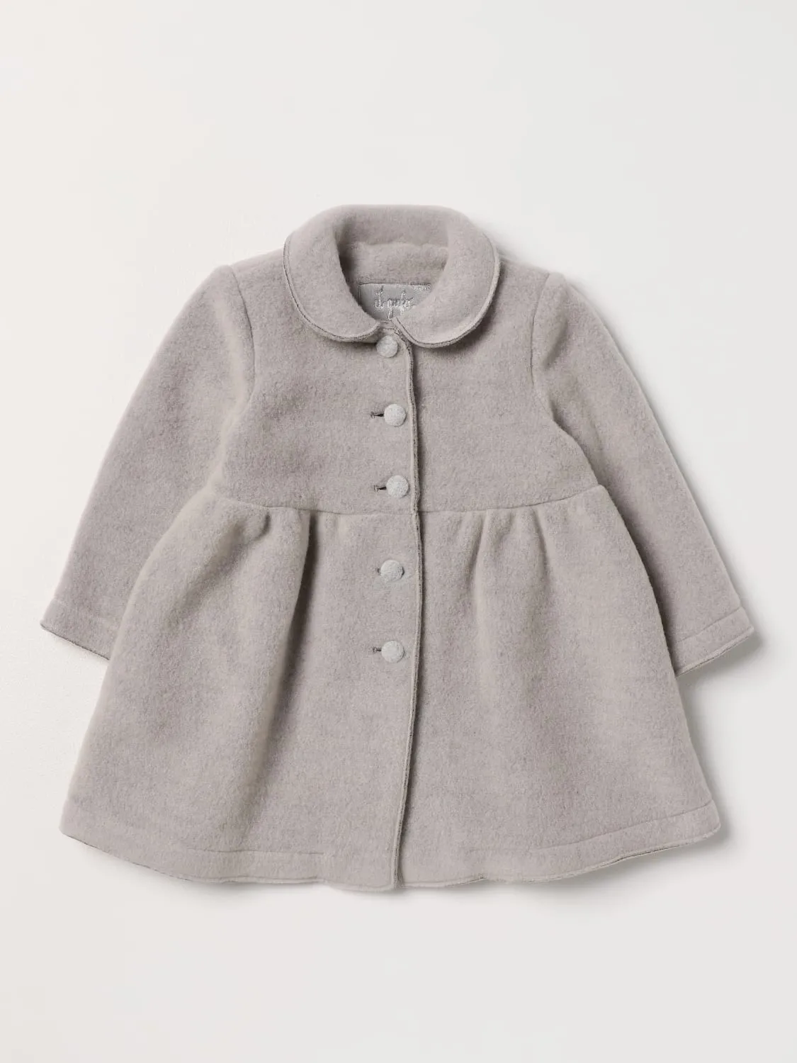 Cappotto a monopetto in lana vergine Il Gufo