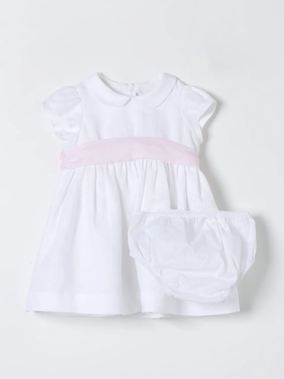 Abito Il Gufo in cotone con fiocco