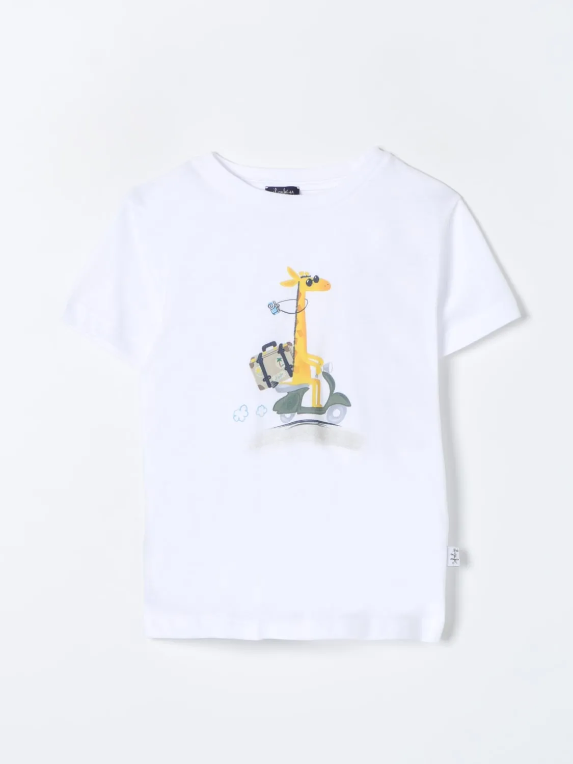 T-shirt Il Gufo in cotone con stampa