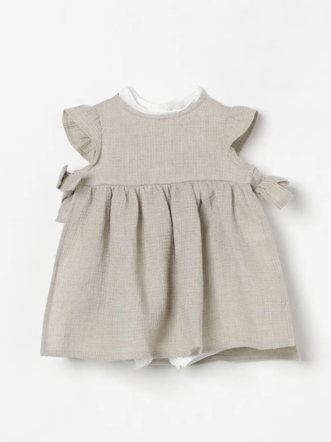 Abito Il Gufo in lino e cotone