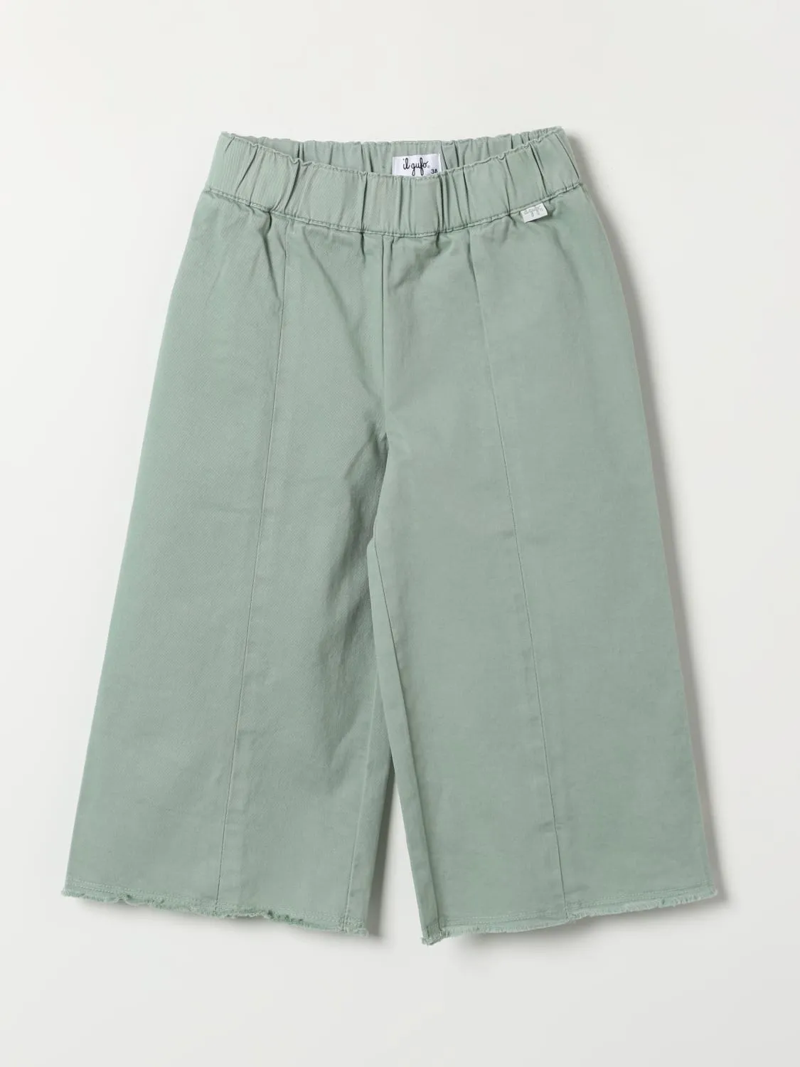 Pantalone crop Il Gufo in cotone