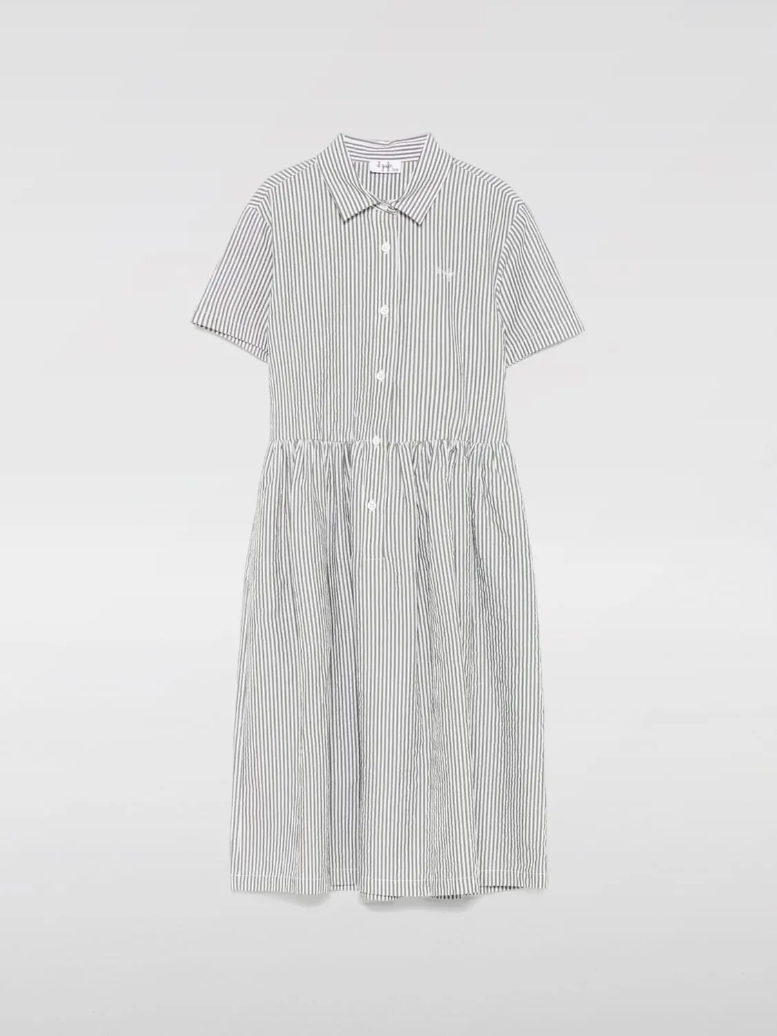 Abito in cotone a righe Il Gufo