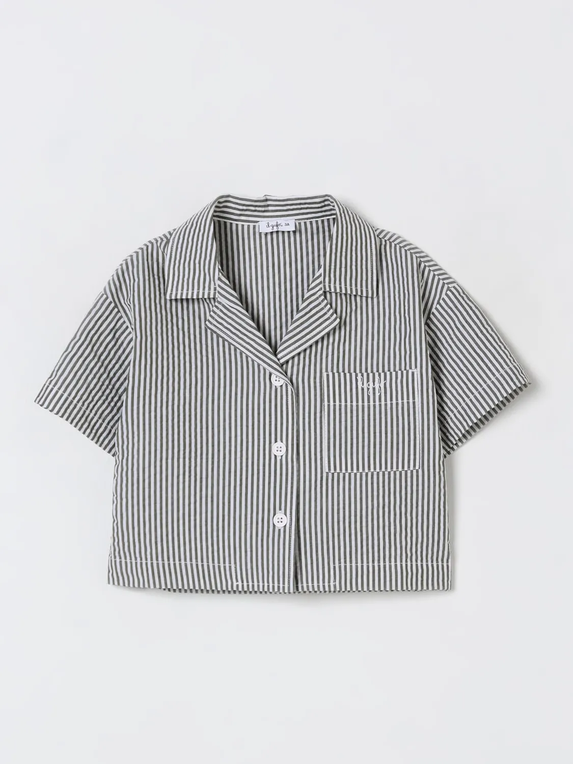 Camicia Il Gufo in cotone a righe