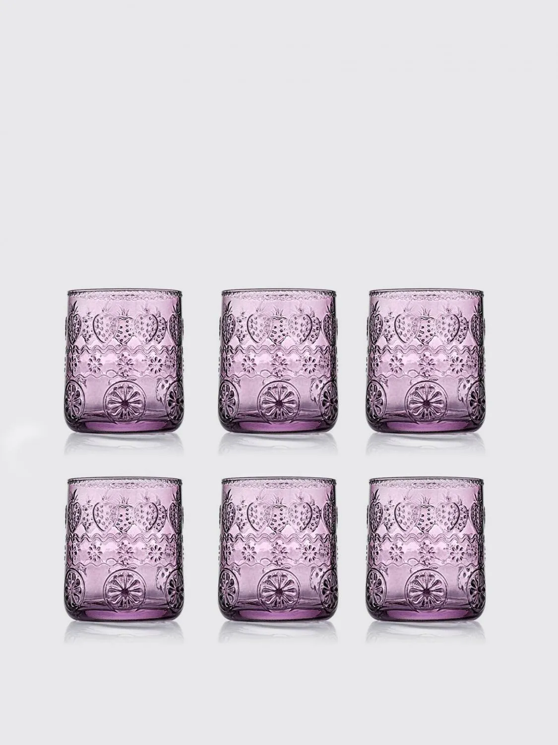 Servizio da 6 bicchieri Ivv in vetro lavorato