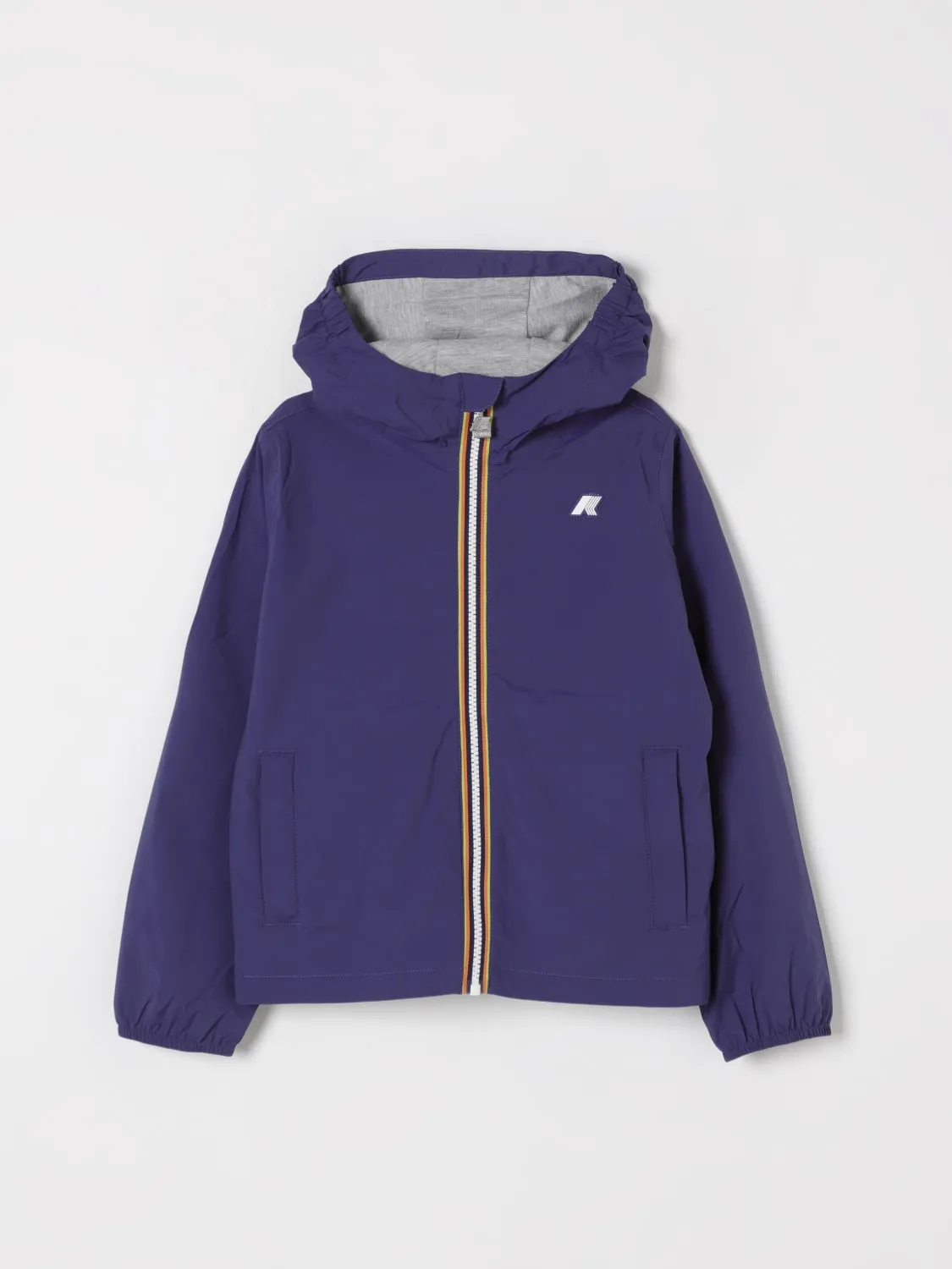 Giacca con cappuccio in nylon K-way