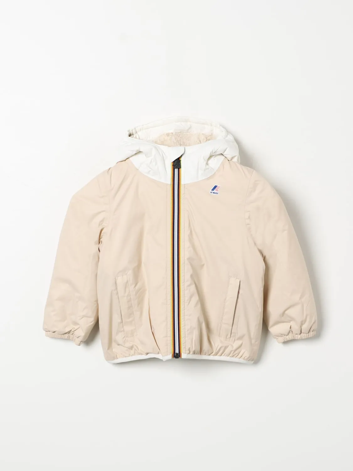 Giacca imbottita con cappuccio K-way