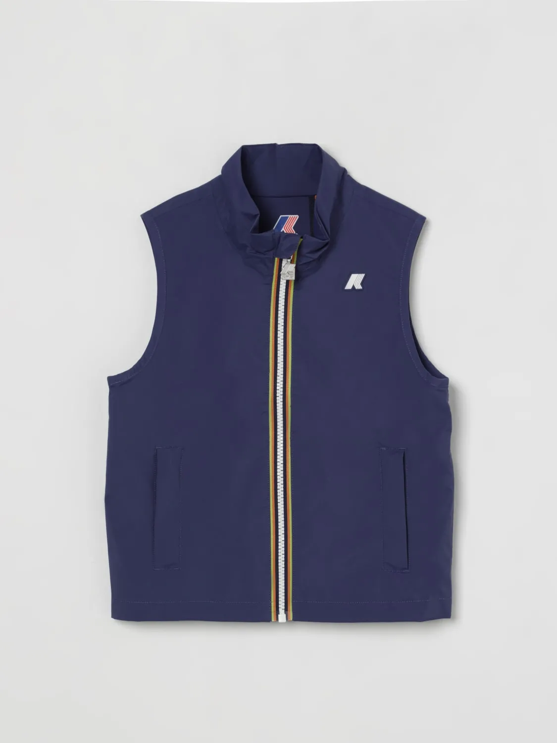 Gilet K-way in nylon con logo