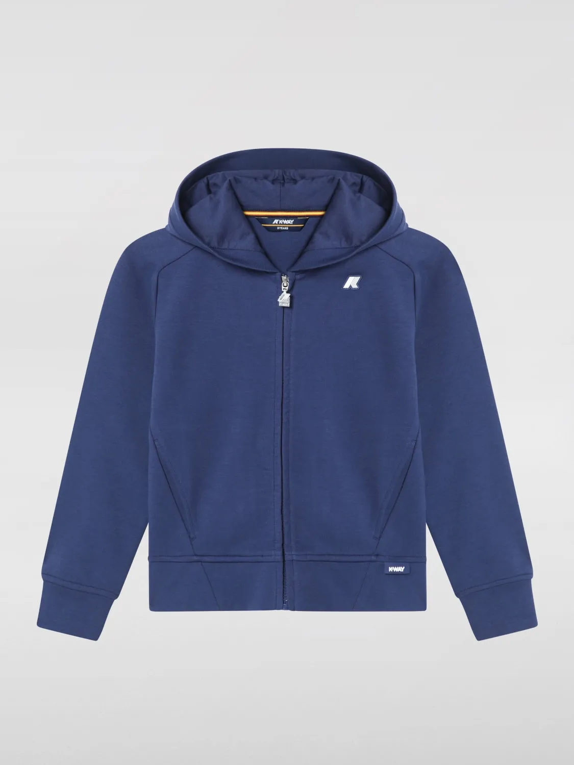 Felpa P. HAYCEL INTERLOCK con cappuccio e mini logo K-way