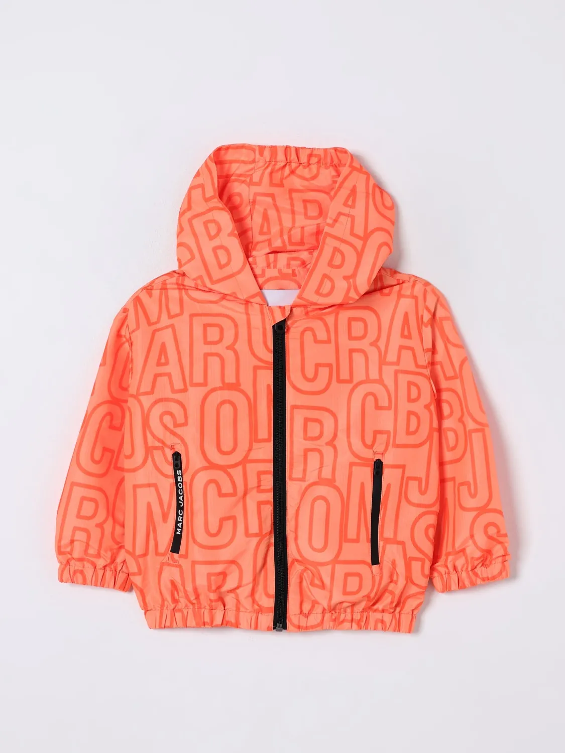 Giacca con cappuccio logata Little Marc Jacobs