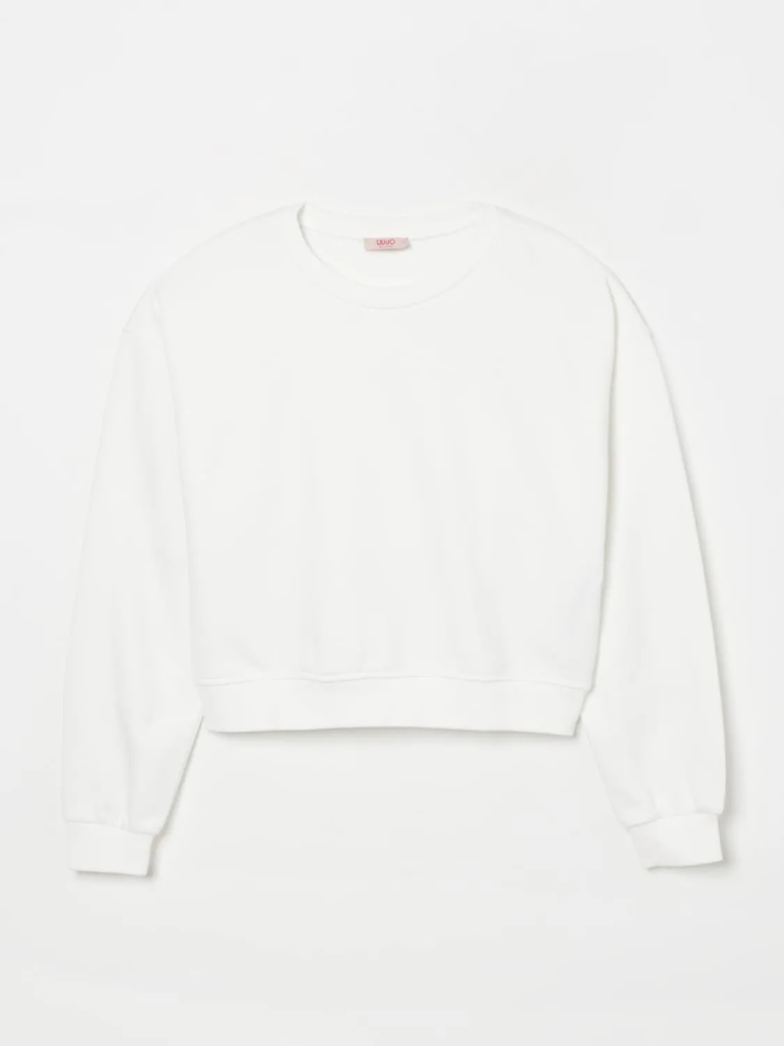 Felpa a girocollo con monogramma Liu Jo