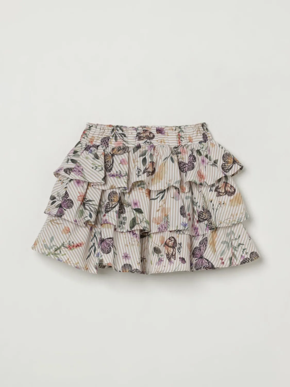 Gonna con balze in misto cotone Liu Jo