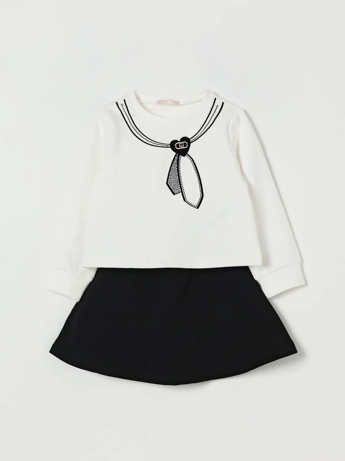 T-shirt Liu Jo in cotone con logo di strass