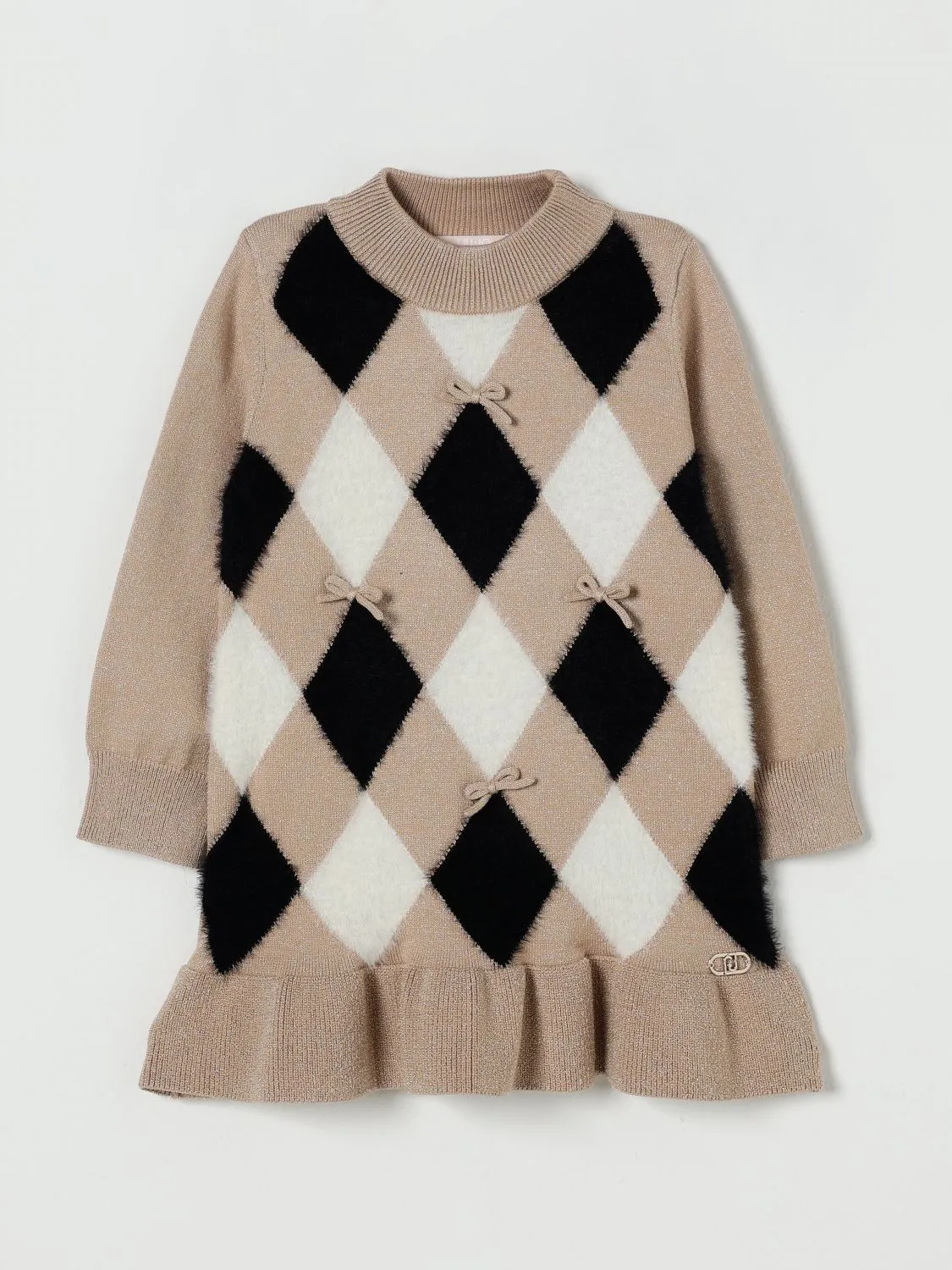 Abito in misto viscosa a rombi Liu Jo