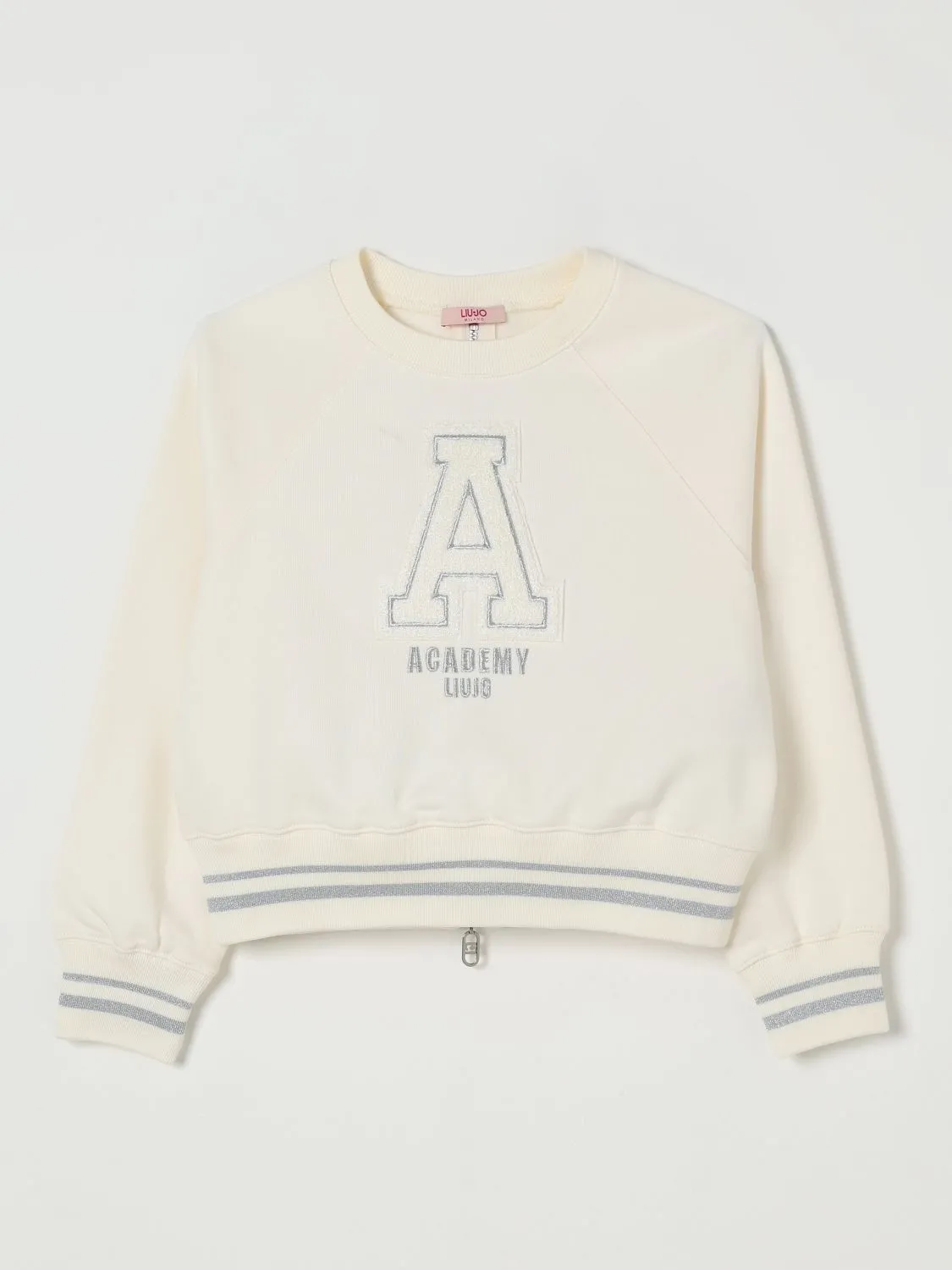 Felpa a girocollo con logo Liu Jo
