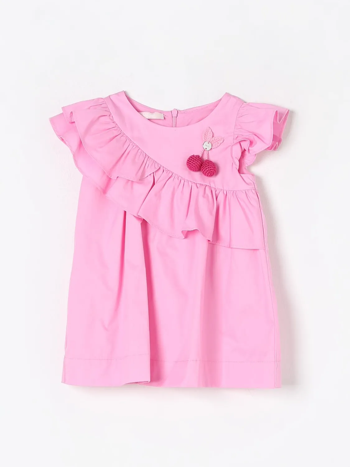 Abito in cotone con rouches Liu Jo