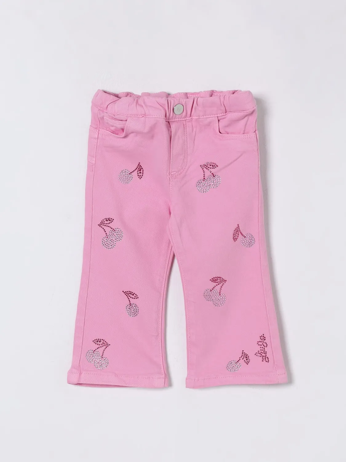 Pantalone con ciliegie di strass Liu Jo